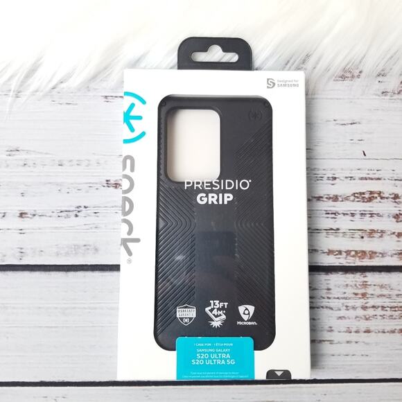 Speck PRESIDIO Grip Case Samsung Galaxy S20 ULTRA Black - Picture 1 of 5